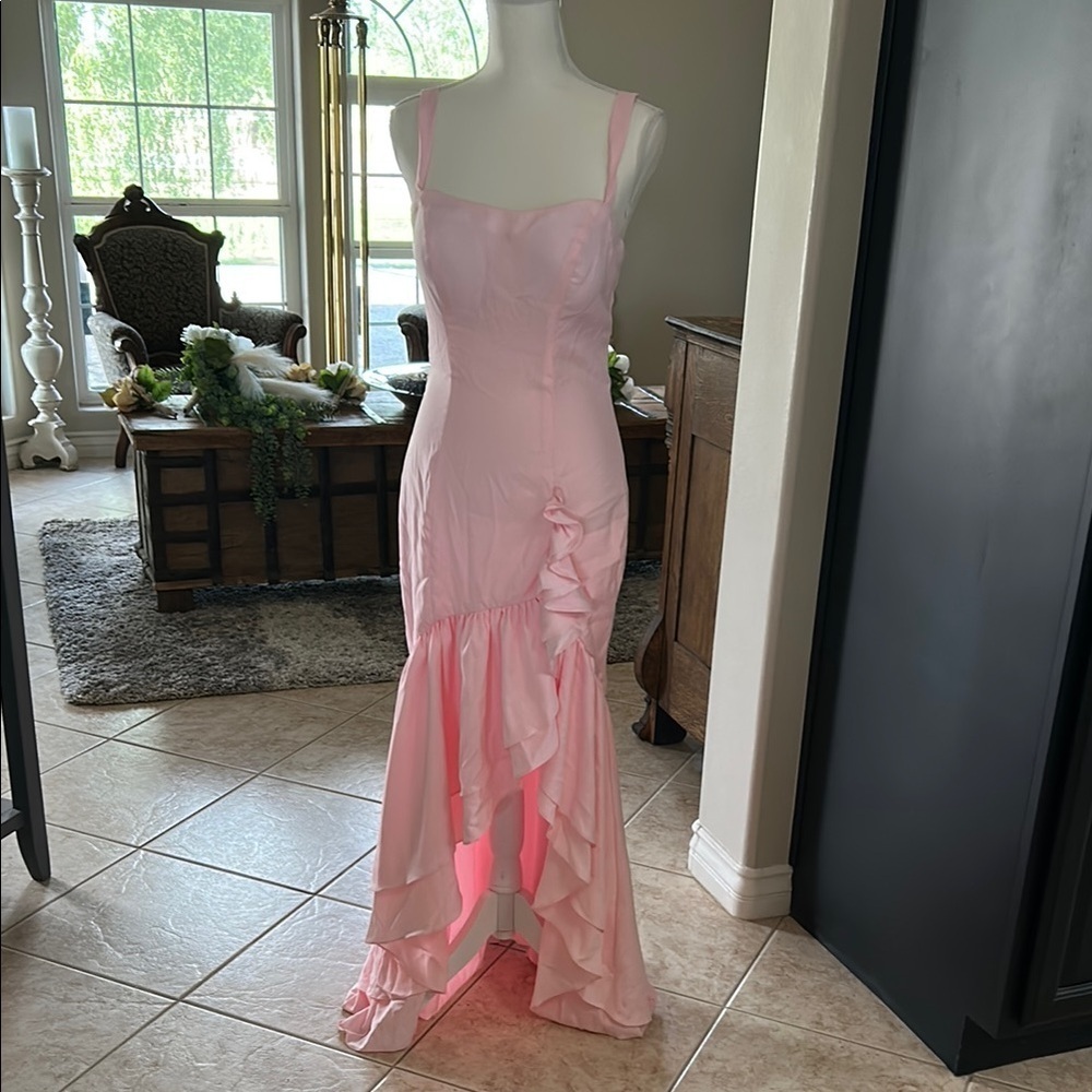 Long Ruffle Dress